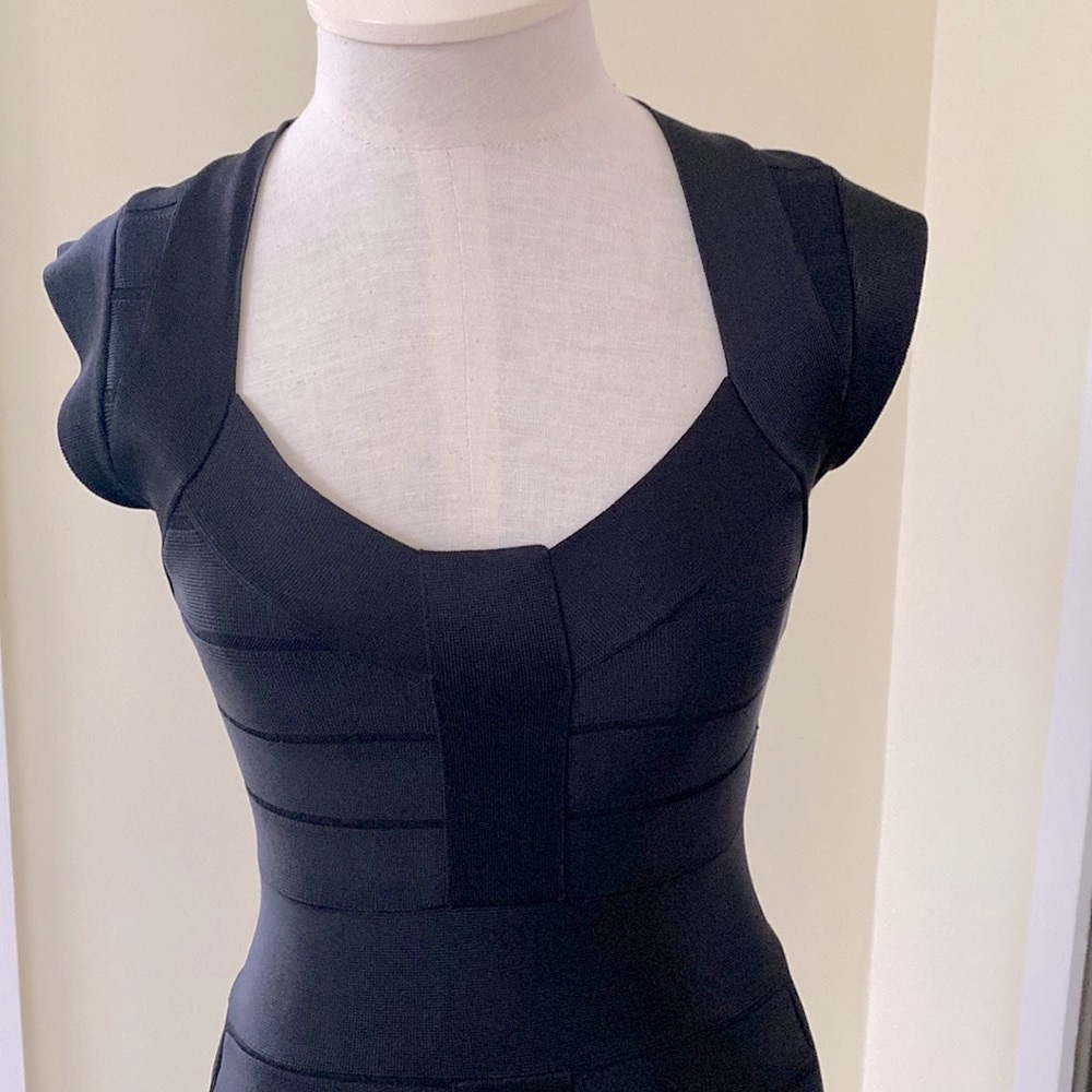 French Connection bandage dress - black size 4